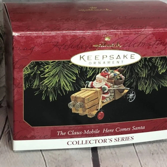 Hallmark keepsake vintage 1997 ornament THE CLAUSE-MOBILE HERE COME SANTA - Picture 1 of 4